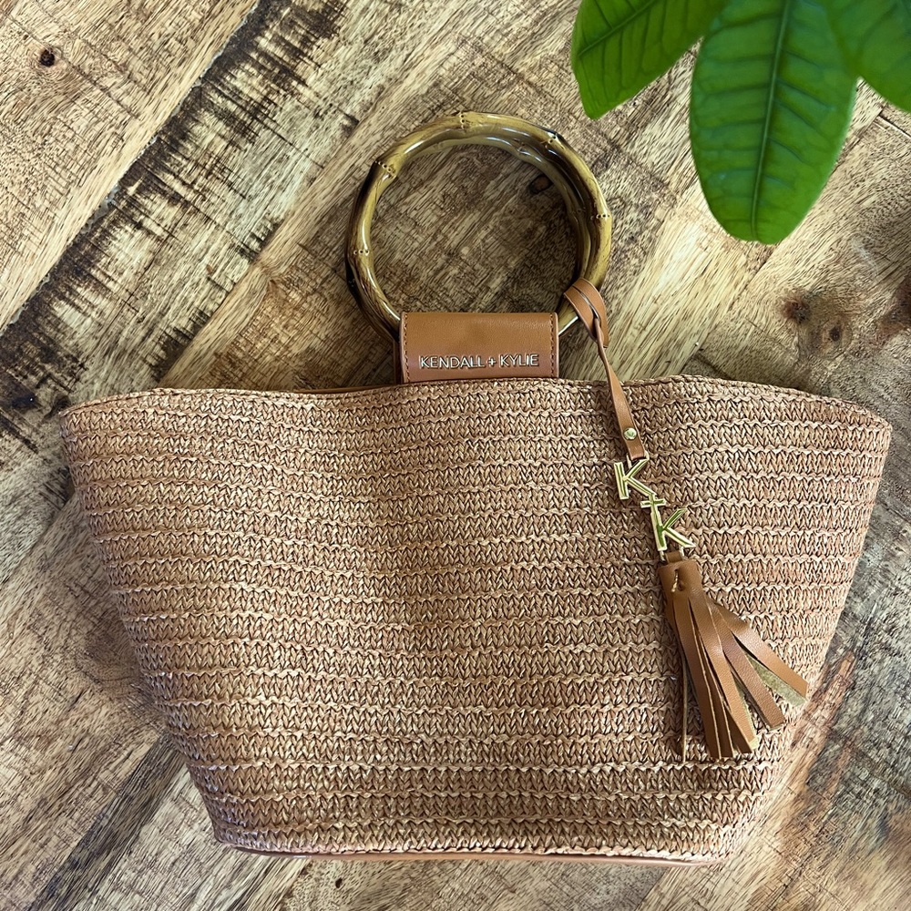 Kendall & Kylie Brown Tote Bag